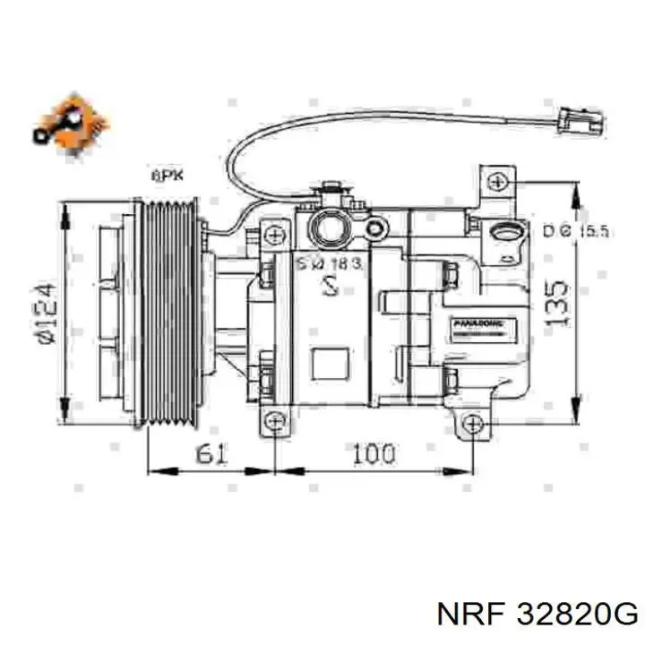 Sprężarka klimatyzacji Mazda BBP261450A cena, od 368,90 USD