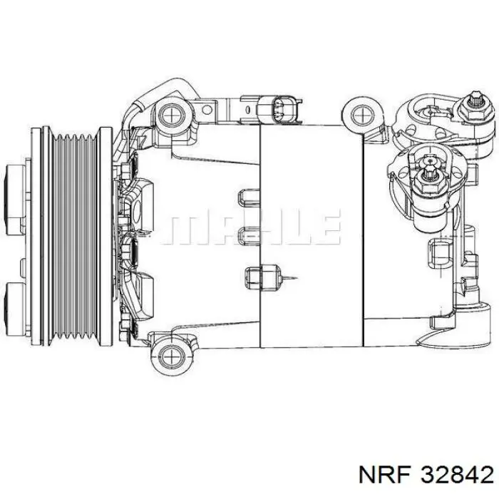 Sprężarka klimatyzacji 32842 NRF