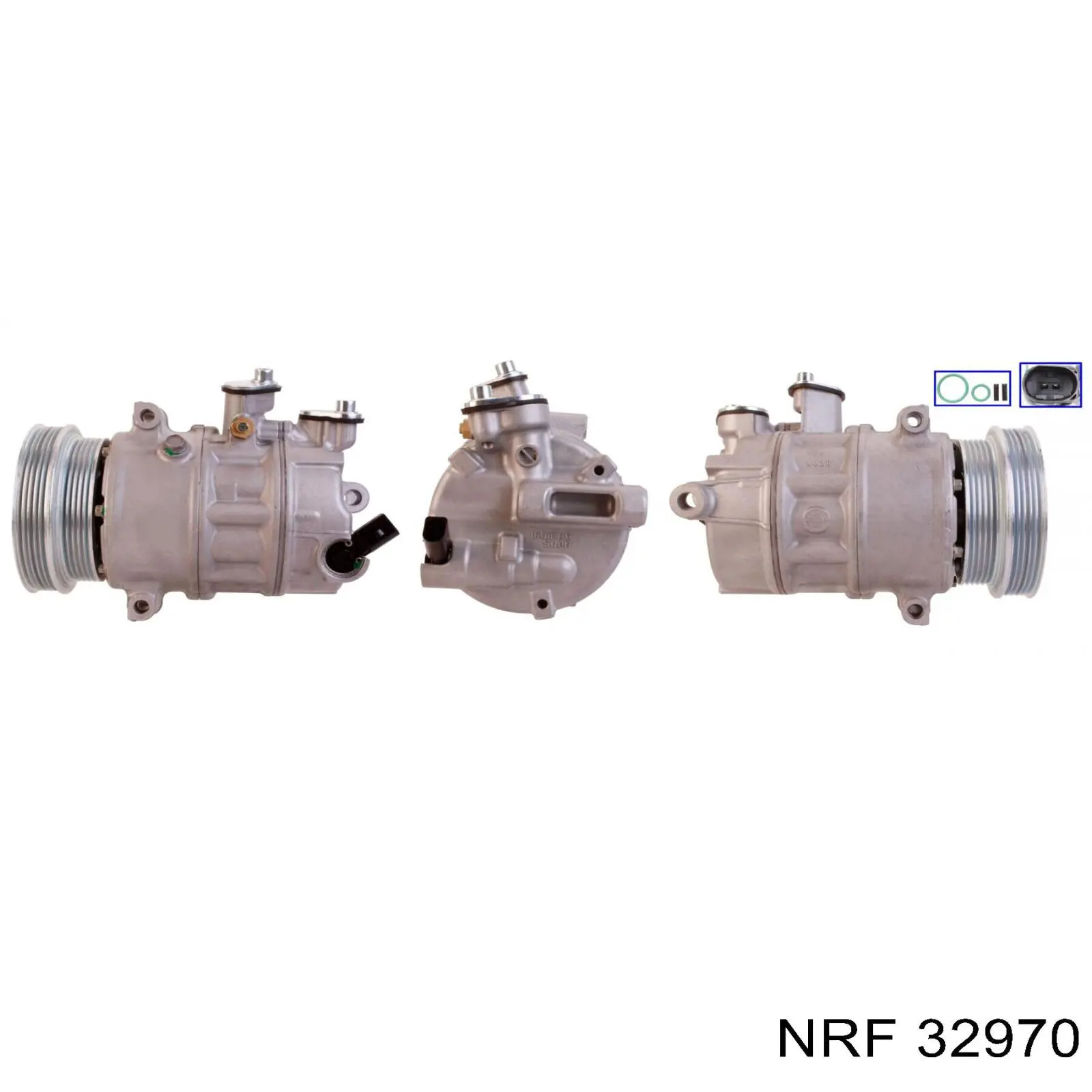 Sprężarka klimatyzacji VAG 1K0820808CR cena, od 232,06 USD