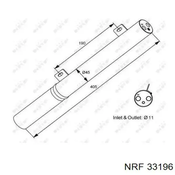 Osuszacz klimatyzacji NRF 33196 cena, od 38,60 USD