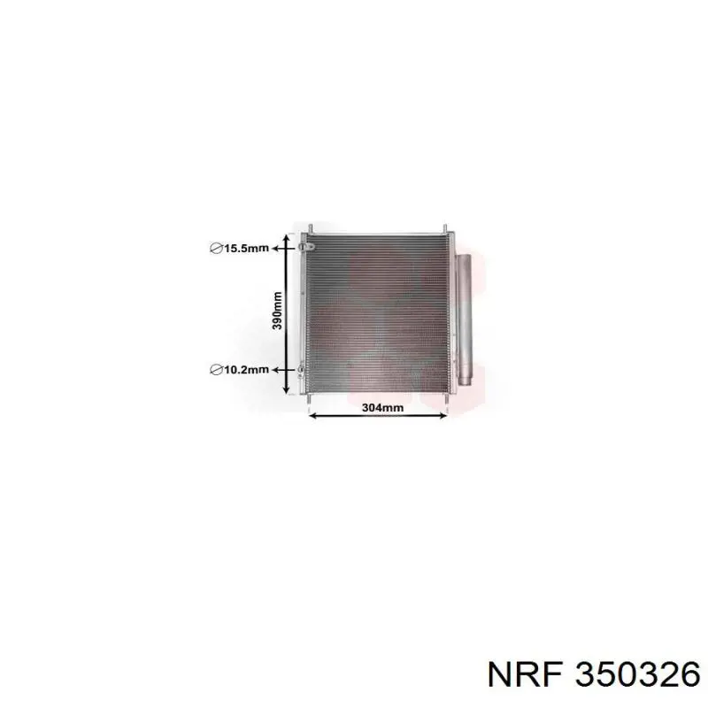 Do koszyka 350326 NRF Chłodnica klimatyzacji