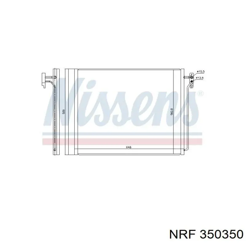 Chłodnica klimatyzacji Land Rover JRB500200 cena, od 143,87 USD