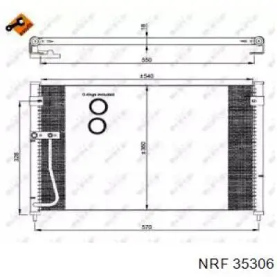 Do koszyka 35306 NRF Chłodnica klimatyzacji