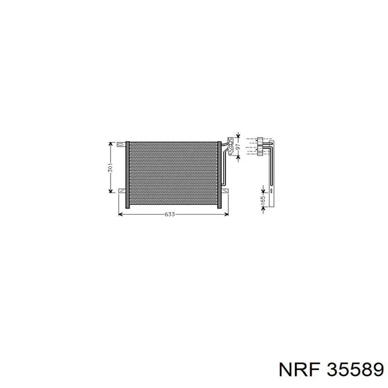 Do koszyka 35589 NRF Chłodnica klimatyzacji
