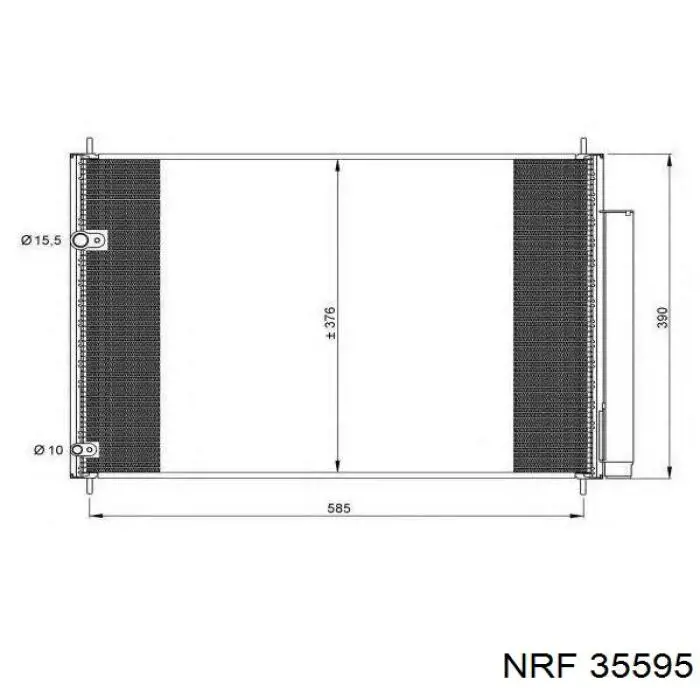 Do koszyka 35595 NRF Chłodnica klimatyzacji