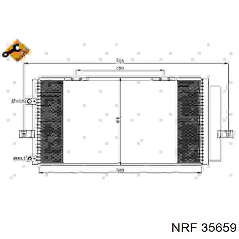 Chłodnica klimatyzacji NRF 35659 cena, od 79,62 USD