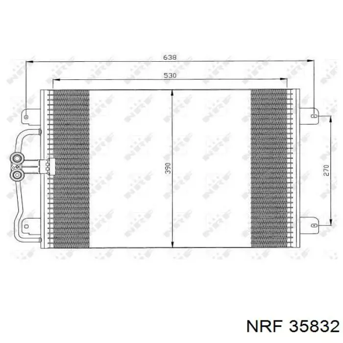 Do koszyka 35832 NRF Chłodnica klimatyzacji