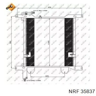 Chłodnica klimatyzacji NRF 35837 cena, od 132,08 USD