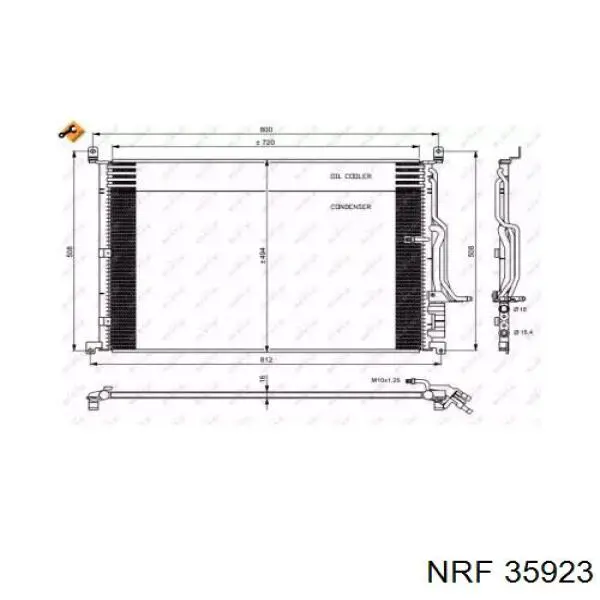 Do koszyka 35923 NRF Chłodnica klimatyzacji