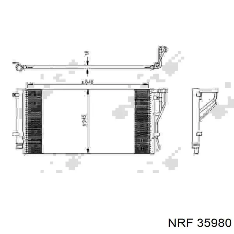 Chłodnica klimatyzacji NRF 35980 cena, od 117,10 USD