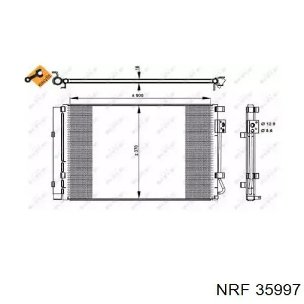 Chłodnica klimatyzacji NRF 35997 cena, od 96,93 USD