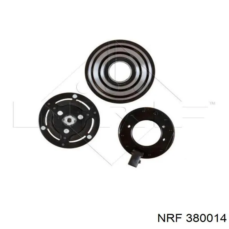 Koło pasowe sprężarki klimatyzacji NRF 380014 cena, od 83,77 USD