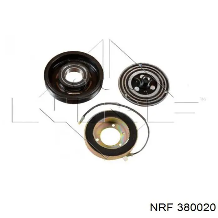 Koło pasowe sprężarki klimatyzacji NRF 380020 cena, od 113,89 USD