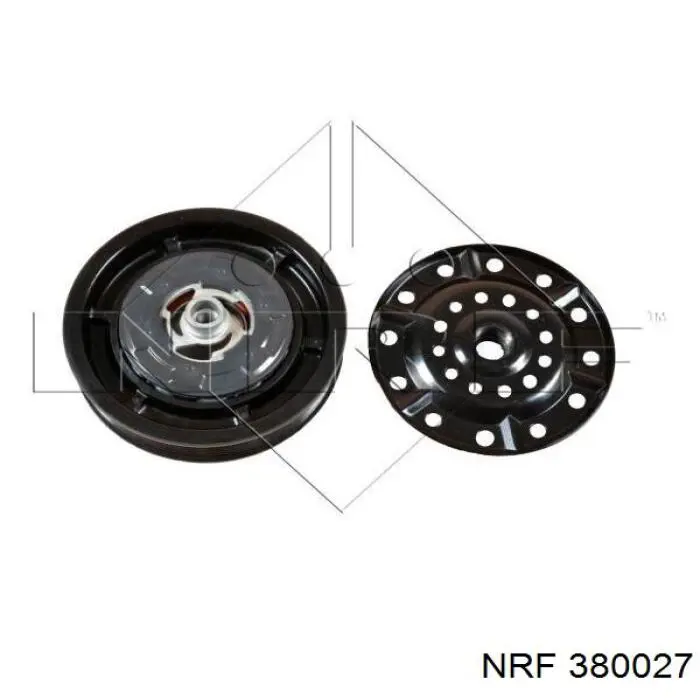 Koło pasowe sprężarki klimatyzacji NRF 380027 cena, od 60,23 USD