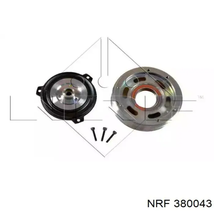 380043 NRF koło pasowe sprężarki klimatyzacji