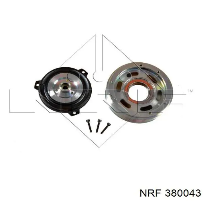 Koło pasowe sprężarki klimatyzacji NRF 380043 cena, od 101,10 USD