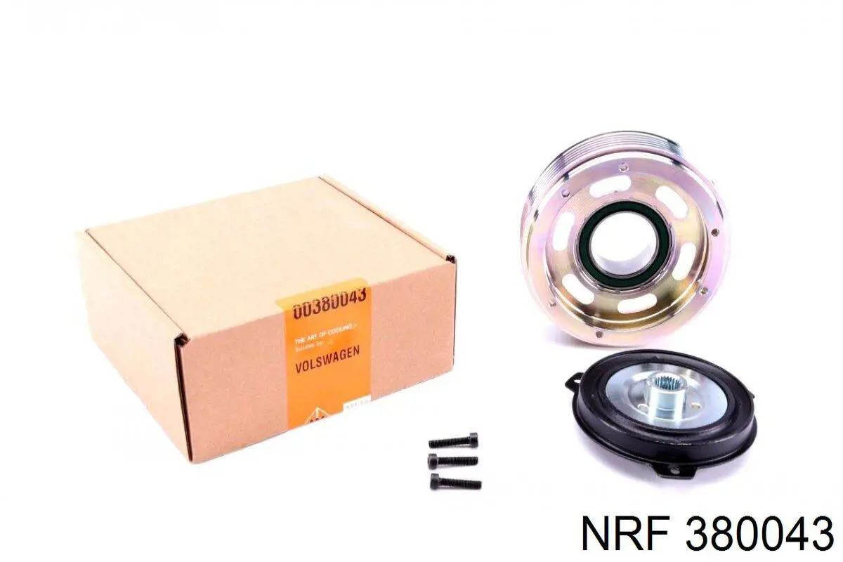 Do koszyka 380043 NRF Koło pasowe sprężarki klimatyzacji