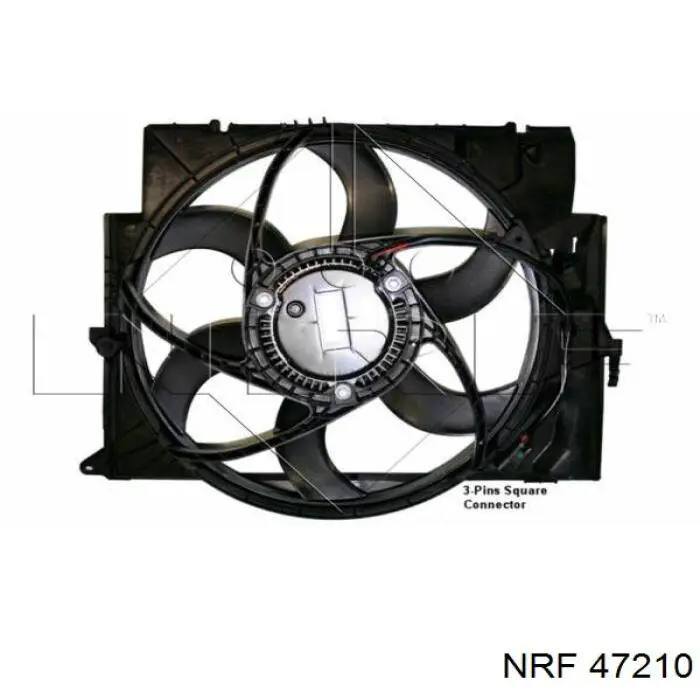 Dyfuzor chłodnicy, w komplecie z silnikiem i wirnikiem NRF 47210 cena, od 112,37 USD