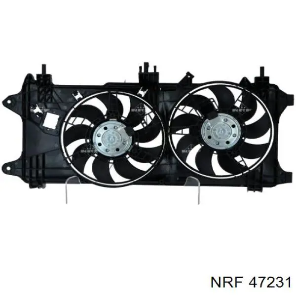 Dyfuzor chłodnicy, w komplecie z silnikiem i wirnikiem 872800600 Fiat/Alfa/Lancia
