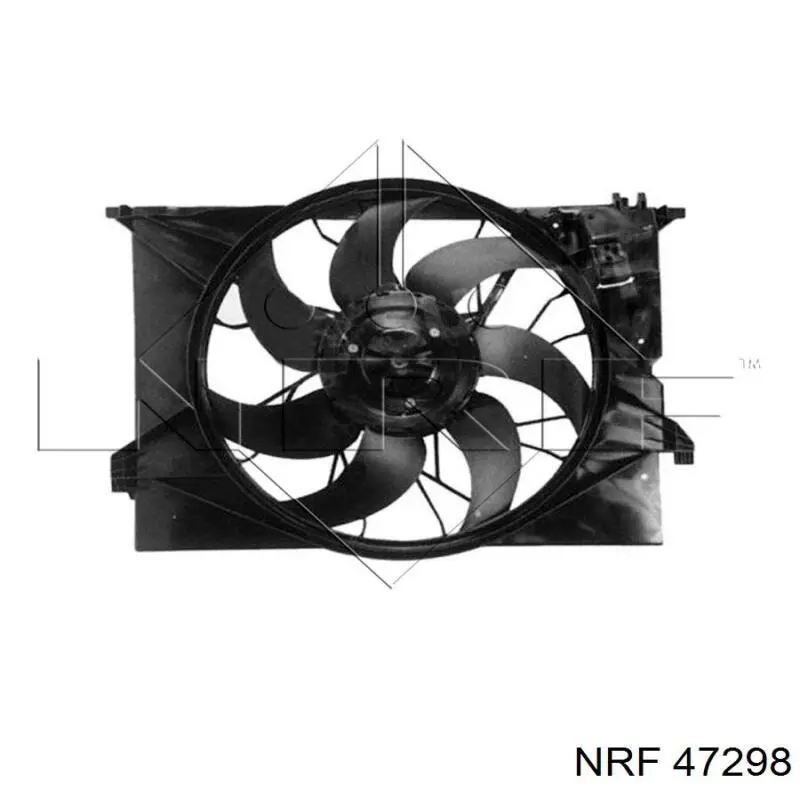 Dyfuzor chłodnicy, w komplecie z silnikiem i wirnikiem NRF 47298 cena, od 349,03 USD