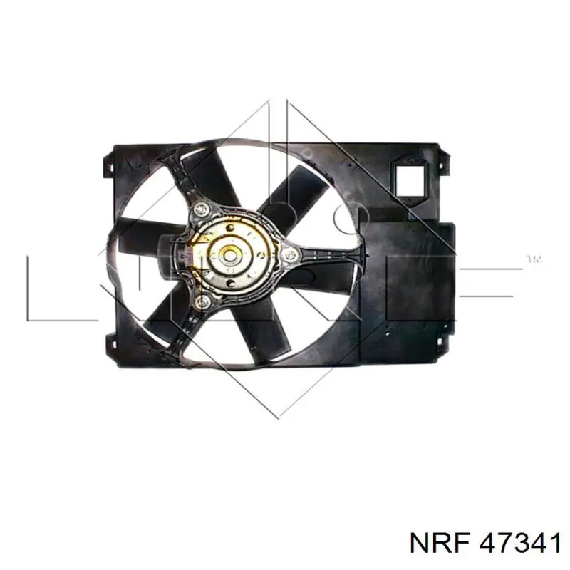 Wentylator elektryczny układu chłodzenia, kompletny (silnik+wirnik) lewy NRF 47341 cena, od 54,48 USD