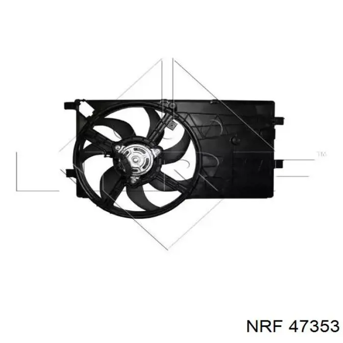 Dyfuzor chłodnicy, w komplecie z silnikiem i wirnikiem NRF 47353 cena, od 85,47 USD