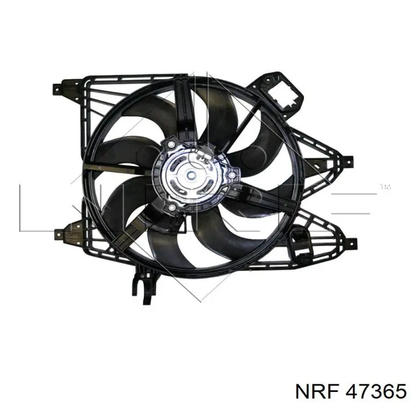 Dyfuzor chłodnicy, w komplecie z silnikiem i wirnikiem NRF 47365 cena, od 99,38 USD