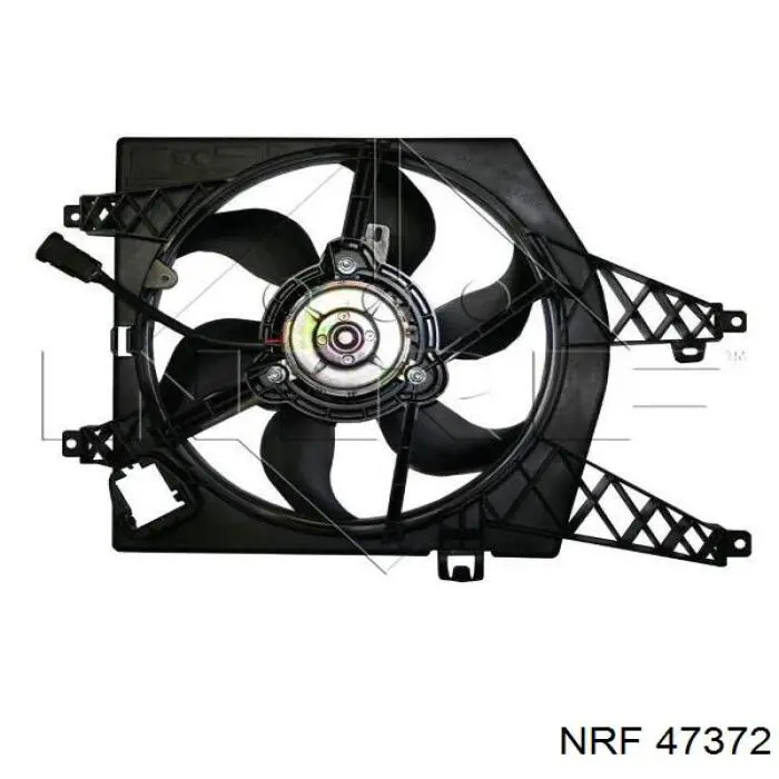 Wentylator (wirnik) chłodnicy NRF 47372 cena, od 92,83 USD