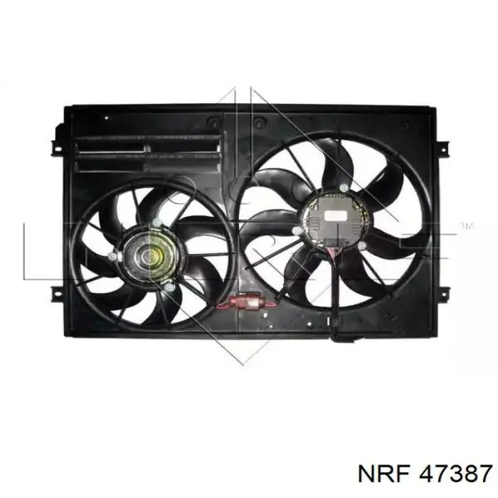 Dyfuzor chłodnicy, w komplecie z silnikiem i wirnikiem NRF 47387 cena, od 168,21 USD
