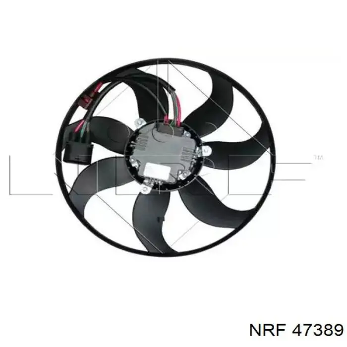 Wentylator elektryczny układu chłodzenia, kompletny (silnik+wirnik) lewy NRF 47389 cena, od 161,77 USD