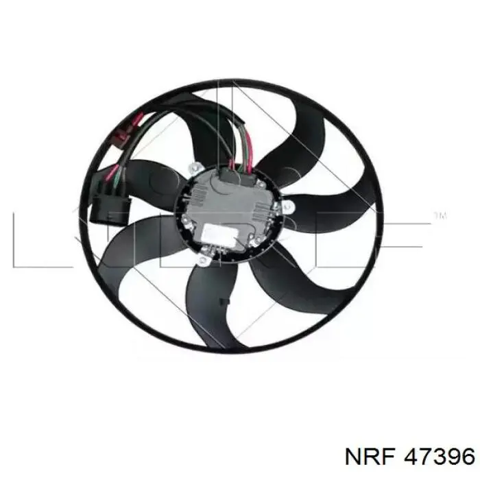 Wentylator elektryczny układu chłodzenia, kompletny (silnik+wirnik) lewy NRF 47396 cena, od 111,77 USD