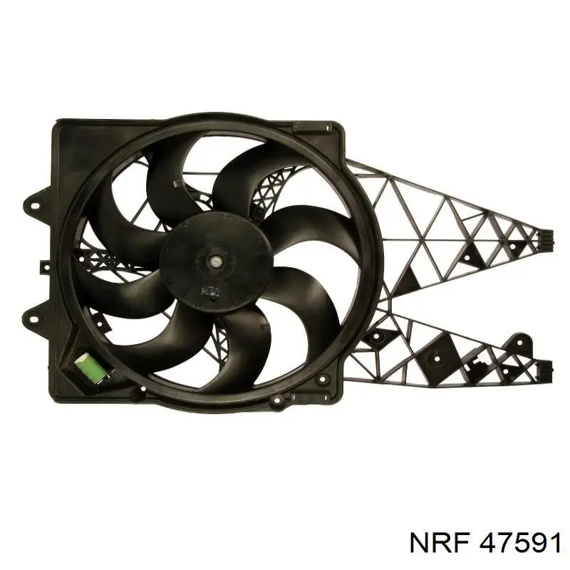 Wentylator elektryczny układu chłodzenia kompletny (silnik+wirnik) NRF 47591 cena, od 150,32 USD