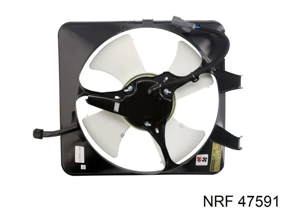 Do koszyka 47591 NRF Wentylator elektryczny układu chłodzenia kompletny (silnik+wirnik)