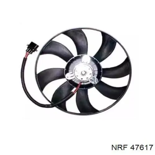 47617 NRF Wentylator elektryczny układu chłodzenia kompletny (silnik+wirnik)