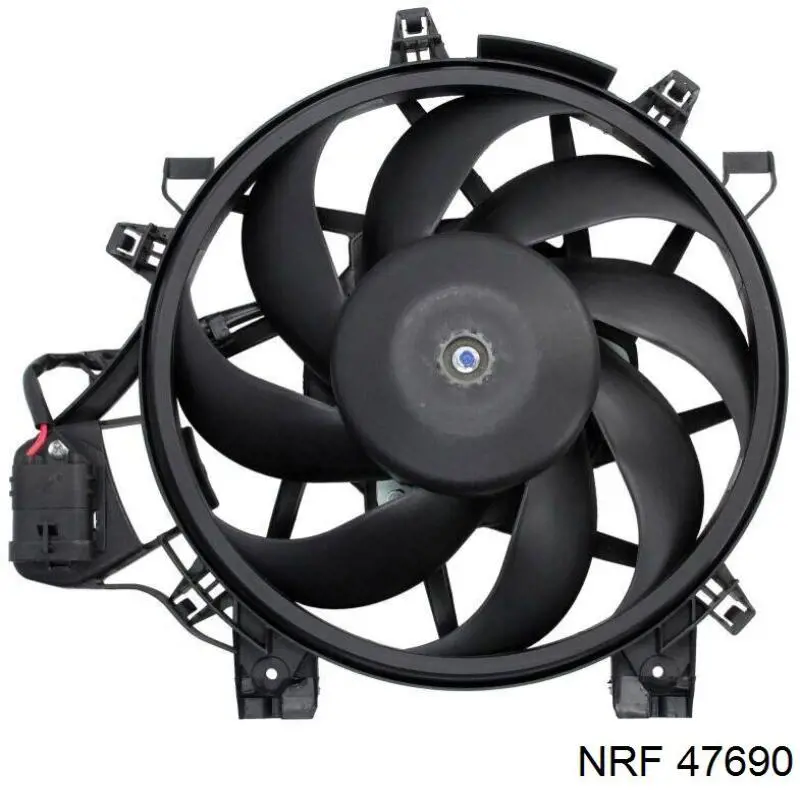 47690 NRF Wentylator elektryczny układu chłodzenia kompletny (silnik+wirnik)