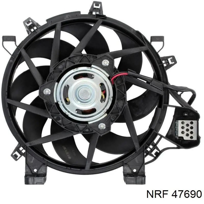 Wentylator elektryczny układu chłodzenia kompletny (silnik+wirnik) NRF 47690 cena, od 78,32 USD