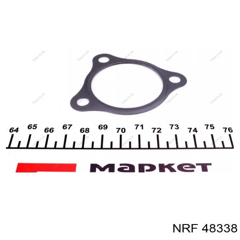 Do koszyka 48338 NRF Zawór recyrkulacji spalin EGR