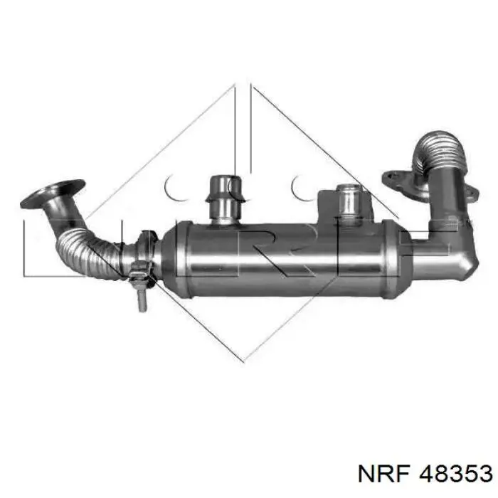 Do koszyka 1430567 Ford Chłodnica układu recyrkulacji spalin EGR