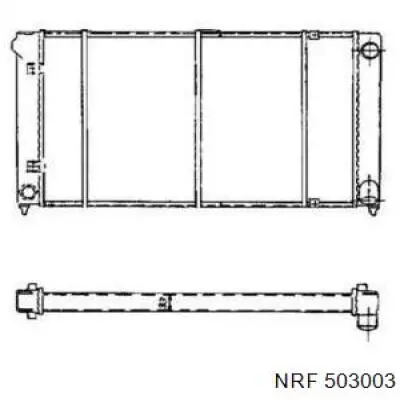 Chłodnica silnika NRF 503003 cena, od 63,58 USD