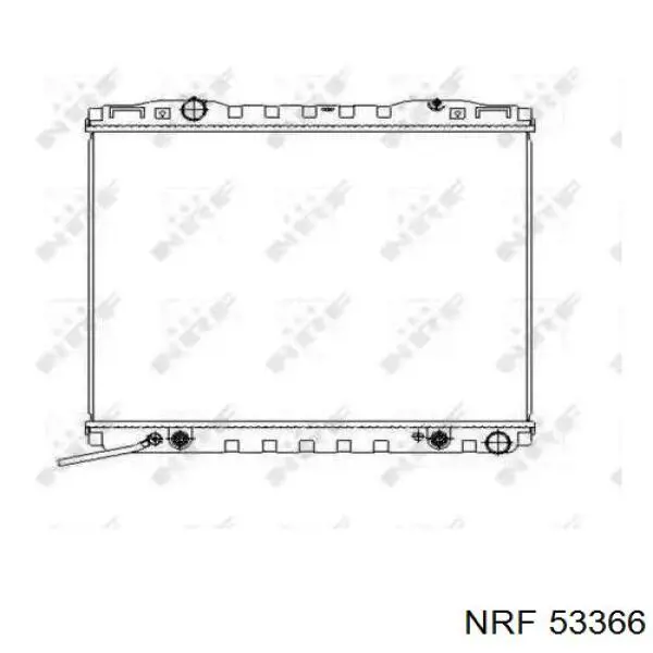 Chłodnica silnika NRF 53366 cena, od 170,54 USD