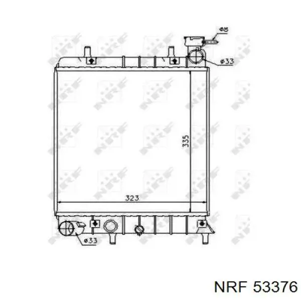 Chłodnica silnika NRF 53376 cena, od 47,67 USD
