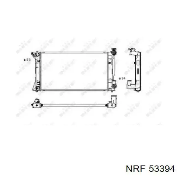 Chłodnica silnika NRF 53394 cena, od 140,40 USD