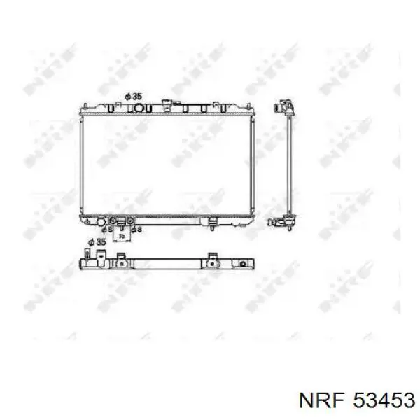 Chłodnica silnika NRF 53453 cena, od 142,51 USD