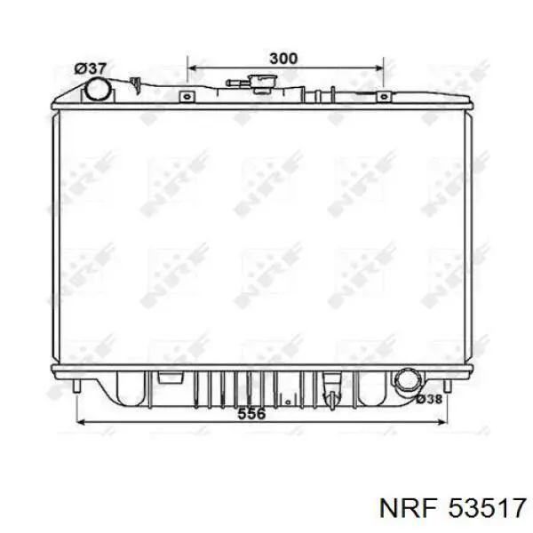 Chłodnica silnika NRF 53517 cena, od 163,32 USD