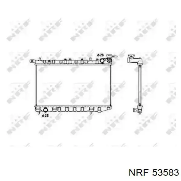 Chłodnica silnika NRF 53583 cena, od 110,44 USD