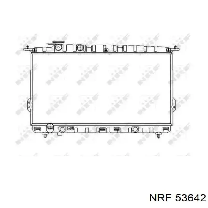 Chłodnica silnika NRF 53642 cena, od 108,79 USD