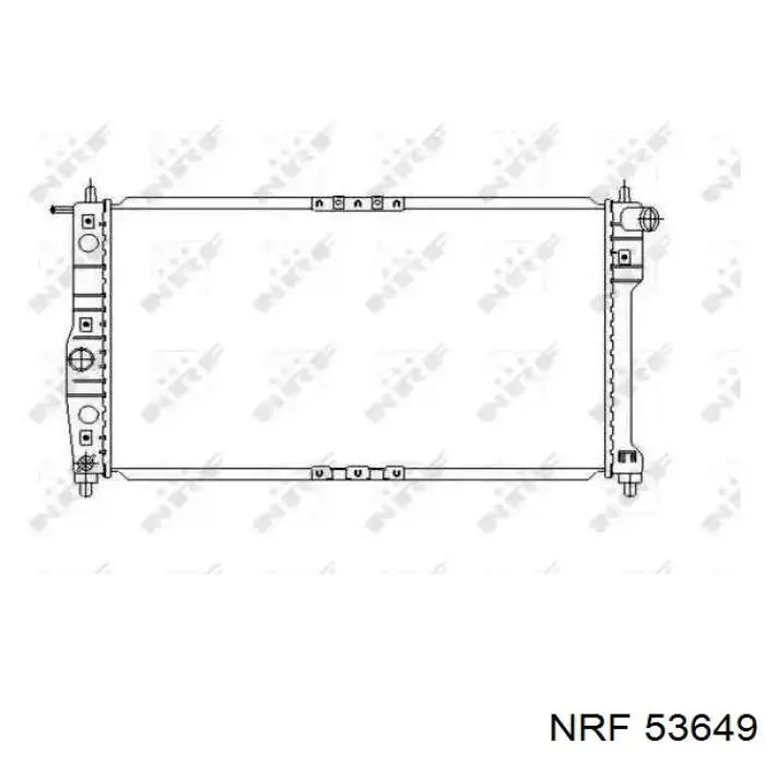 Chłodnica silnika NRF 53649 cena, od 62,99 USD