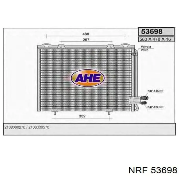 Do koszyka 53698 NRF Chłodnica silnika