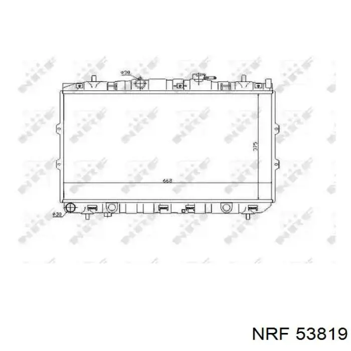 Chłodnica silnika NRF 53819 cena, od 111,05 USD