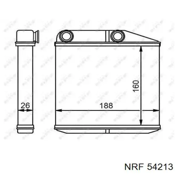 Chłodnica nagrzewnicy (ogrzewacza) Fiat/Alfa/Lancia 77366932 cena, od 48,53 USD